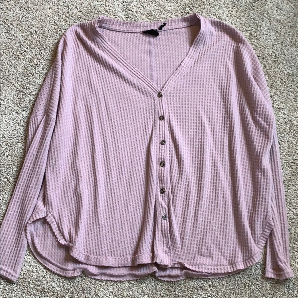 URBAN OUTFITTERS - Light Purple Flowy Top